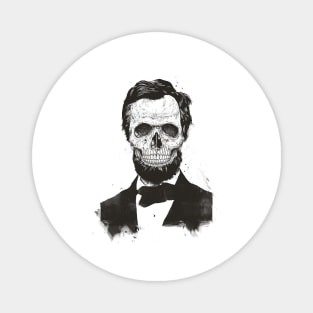 Dead Lincoln (b&w) Magnet